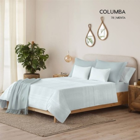 Juego de Sábanas Microlina Columba Menta