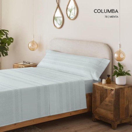 Juego de Sábanas Microlina Columba Menta