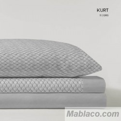 Juego de Sábanas Microlina Kurt Gris