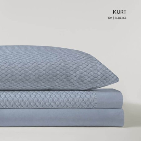 Juego de Sábanas Microlina Kurt Blue Ice Serena