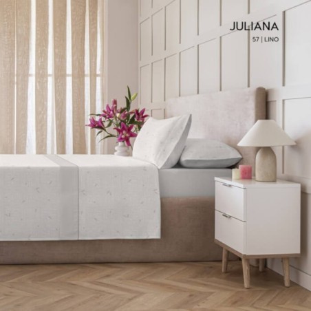 Juego de Sábanas Coralina Juliana Lino