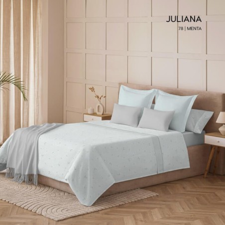 Juego de Sábanas Coralina Juliana Menta