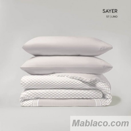 Juego Funda Nórdica Reversible Sayer Lino Anverso