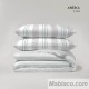 Juego Funda Nórdica Reversible Aneika Gris Anverso