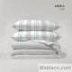 Juego Funda Nórdica Reversible Aneika Gris Reverso