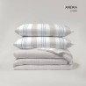 Juego Funda Nórdica Reversible Aneika Beige Reverso