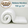 Edredón BLanco para Funda Nórdica Cunas Bebé 150 gr Royal Edredón BLanco para Funda Nórdica Cunas Bebé 150 gr Royal