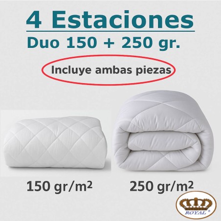 Relleno Nórdico 4 estaciones Royal - DUO  150 + 250 gr