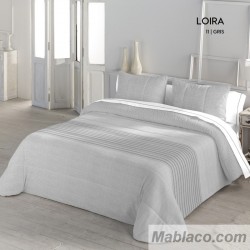 Edredón Comforter Loira Gris Sedalina reverso Borreguillo Sherpa