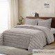 Edredón Comforter Sena Beige Sedalina reverso Borreguillo Sherpa