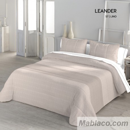 Edredón Comforter Leander Lino Sedalina reverso Borreguillo Sherpa