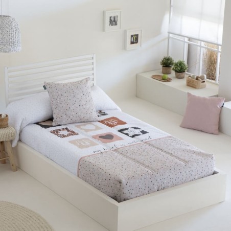 Saco Nórdico Love Ilustrando tus Sueños 100% Algodón