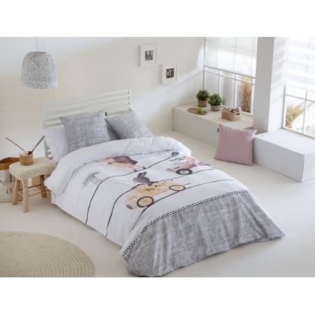 Funda Nórdica Race Infantil Ilustrando tus sueños 100% Algodón