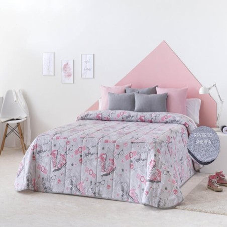 Edredón Comforter Fashion reverso Borreguillo Sherpa Confecciones Paula