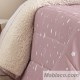 Edredón Comforter Noche Rosa reverso Borreguillo Sherpa Confecciones Paula