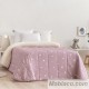 Edredón Comforter Noche Rosa reverso Borreguillo Sherpa Confecciones Paula