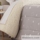 Edredón Comforter Noche Beige reverso Borreguillo Sherpa Confecciones Paula