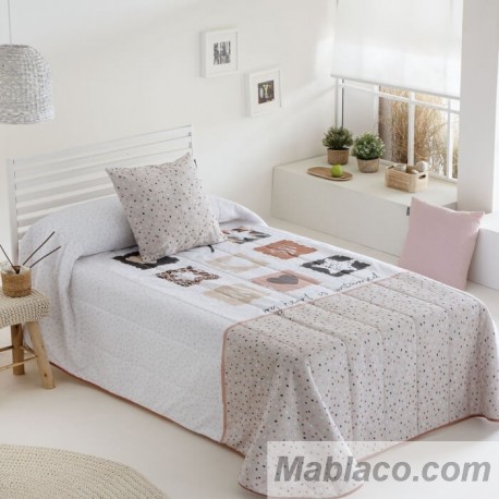 Edredón Comforter Love reverso Borreguillo Sherpa Ilustrando tus Sueños
