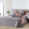 Edredón Comforter Velvet Terciopelo Liso Gris Confecciones Paula Edredón Comforter Velvet Terciopelo Liso Gris Confecciones Paula