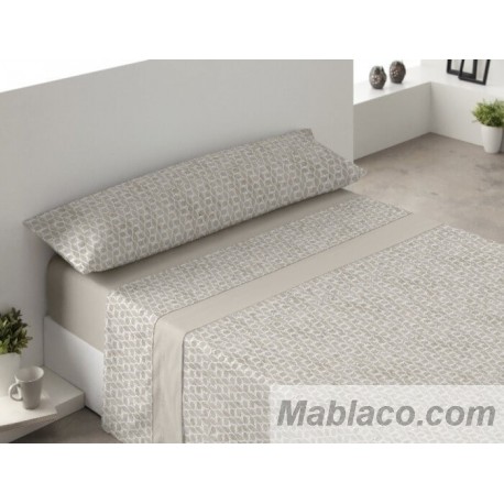 Juego de Sábanas Coralina Londres Beige Verdoso