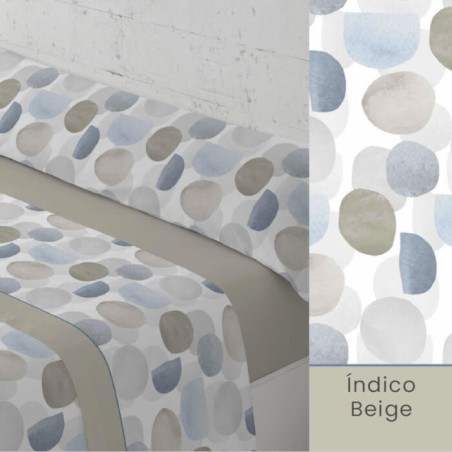 Juego de Sábanas Coralina Indico Beige Paduana