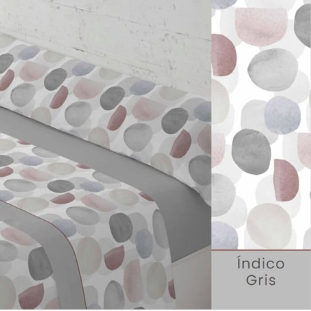 Juego de Sábanas Coralina Indico Gris Paduana