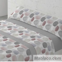 Juego de Sábanas Coralina Indico Gris Paduana