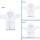 Albornoz Bebe y Niño Blanco con Ribete 3 colores