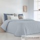 Edredón Comforter Reversible Anisa Azul Fundeco Reverso