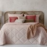 Edredón Comforter Reversible Caroline Nude Fundeco Cama 90 Edredón Comforter Reversible Caroline Nude Fundeco Cama 90