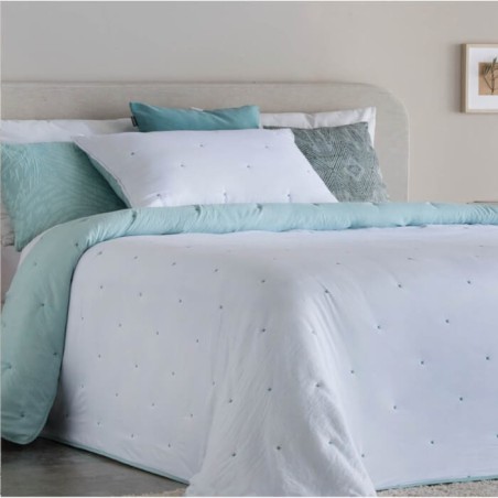 Edredón Comforter Reversible Polare Agua Fundeco Reverso