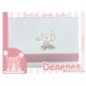 Juego Sábanas Franela Algodón Elefante Rosa Denenes