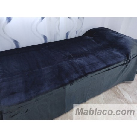 Manta Rayas Gris Humo ref.2 Royal Calentita para Cama