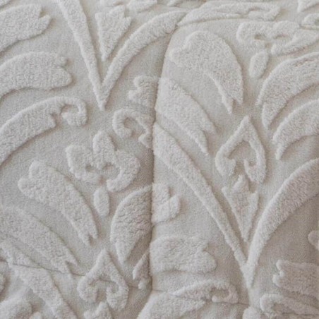 Edredón Comforter Elai Beige reverso Sherpa Fundeco