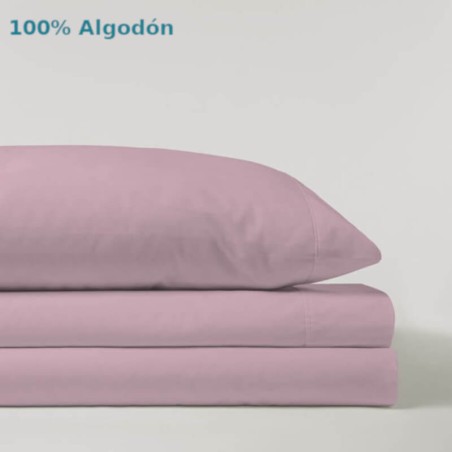 Juego de Sábanas Liso Violet Ice Serena Cotton 100% Algodón