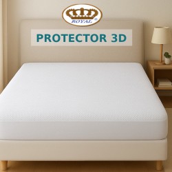 Protector de Colchón 3D Impermeable y Transpirable Cubrecolchón Royal