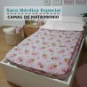  Saco Nórdico interior 100% Algodón 200 hilos Ballet Rosa Royal Cama de Matrimonio infantil con Cremallera y Fuelle