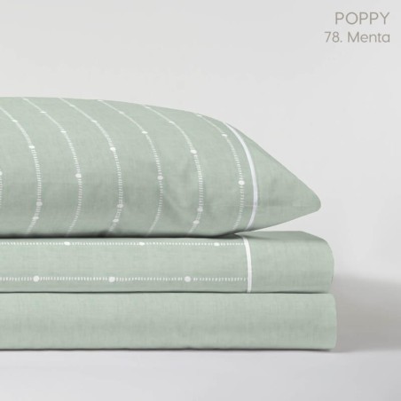Juego de Sábanas Poppy Menta Serena