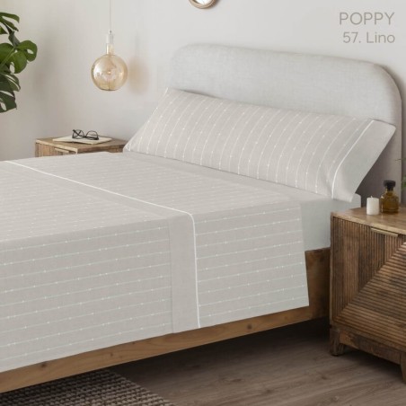 Juego de Sábanas Poppy Lino Serena