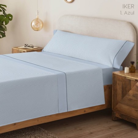 Juego de Sábanas Iker Azul Serena