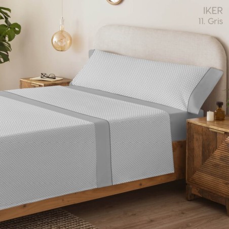 Juego de Sábanas Iker Gris Serena