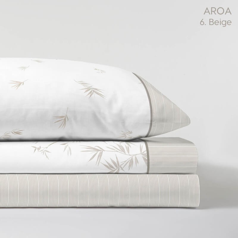 Juego de Sábanas Aroa Beige Serena
