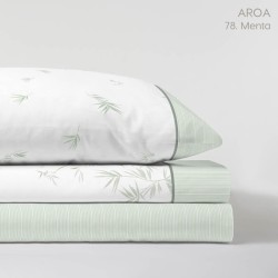 Juego de Sábanas Aroa Menta...