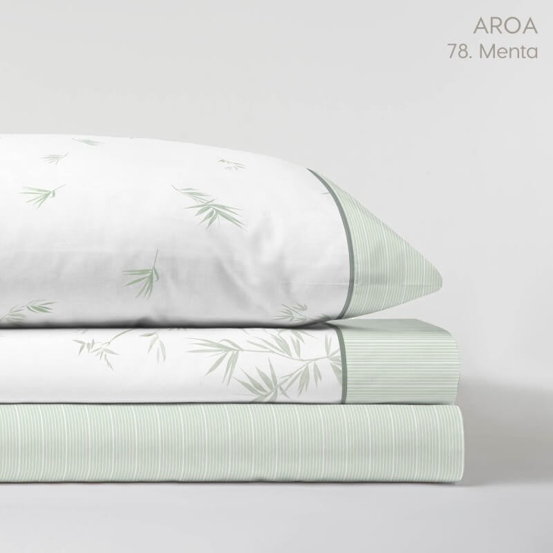 Juego de Sábanas Aroa Menta Serena