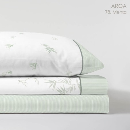 Juego de Sábanas Aroa Menta Serena