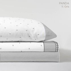 Juego de Sábanas Panda Gris...