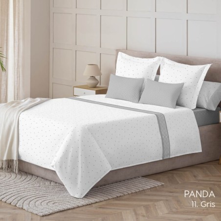 Juego de Sábanas Panda Gris Kabely