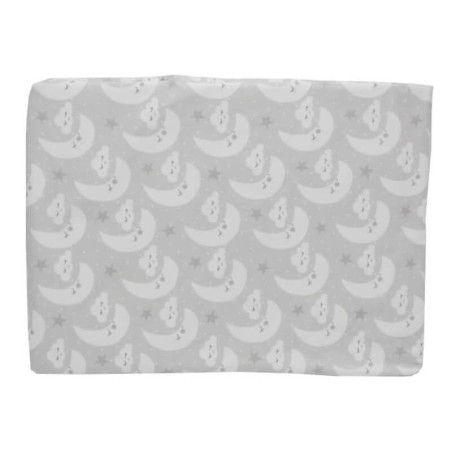 Saco Nórdico Nube Gris Cuna 100% Algodón.