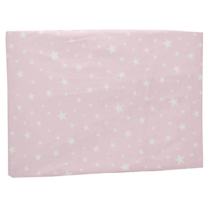 Detalles Saco Nórdico Bebé 100% Algodón Estrellas Rosa