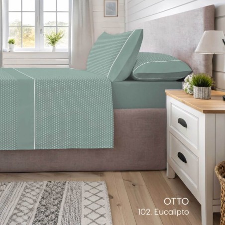 Juego de Sábanas Otto Eucalipto Kabely